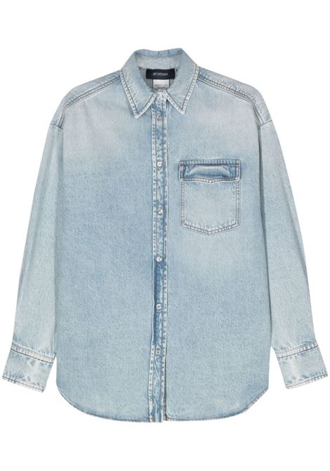 Camicia in denim Targa in blu - donna